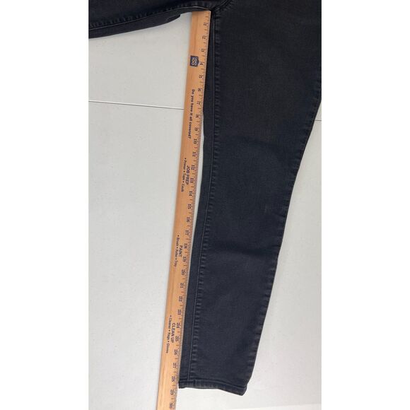 LOFT Women's Modern Skinny Jeans Black Wash Cotton Polyester Blend Size 31 / 12 - Picture 8 of 9